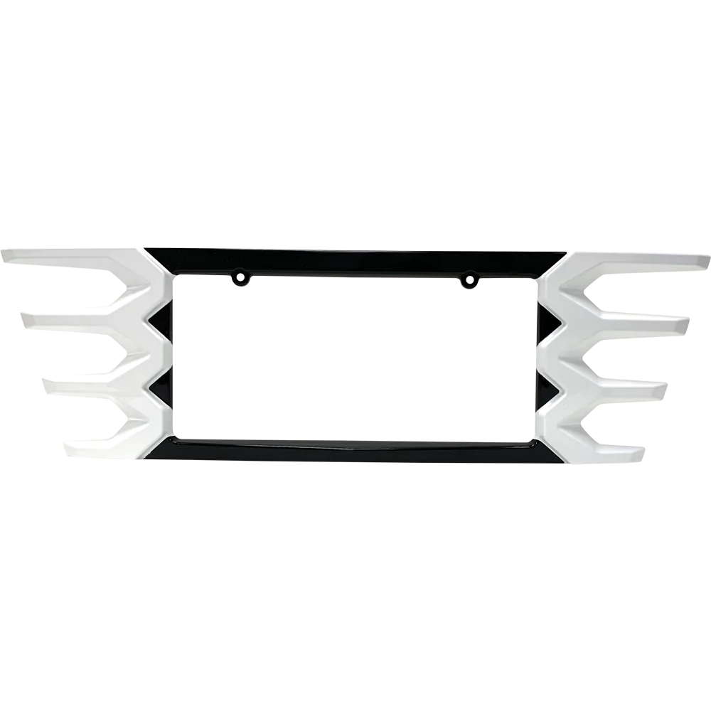 C7 Corvette Stingray Rear License Plate Frame, 2 Toned Painted Body Color